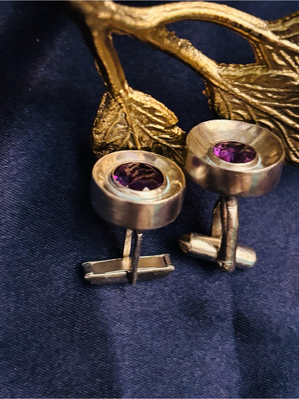 Antonio Pineda Sapphire cufflinks